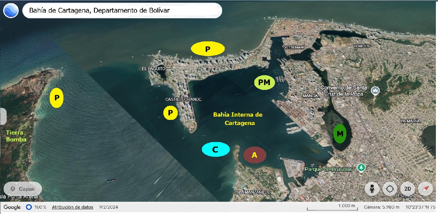Ecosistemas marinos en cartagena